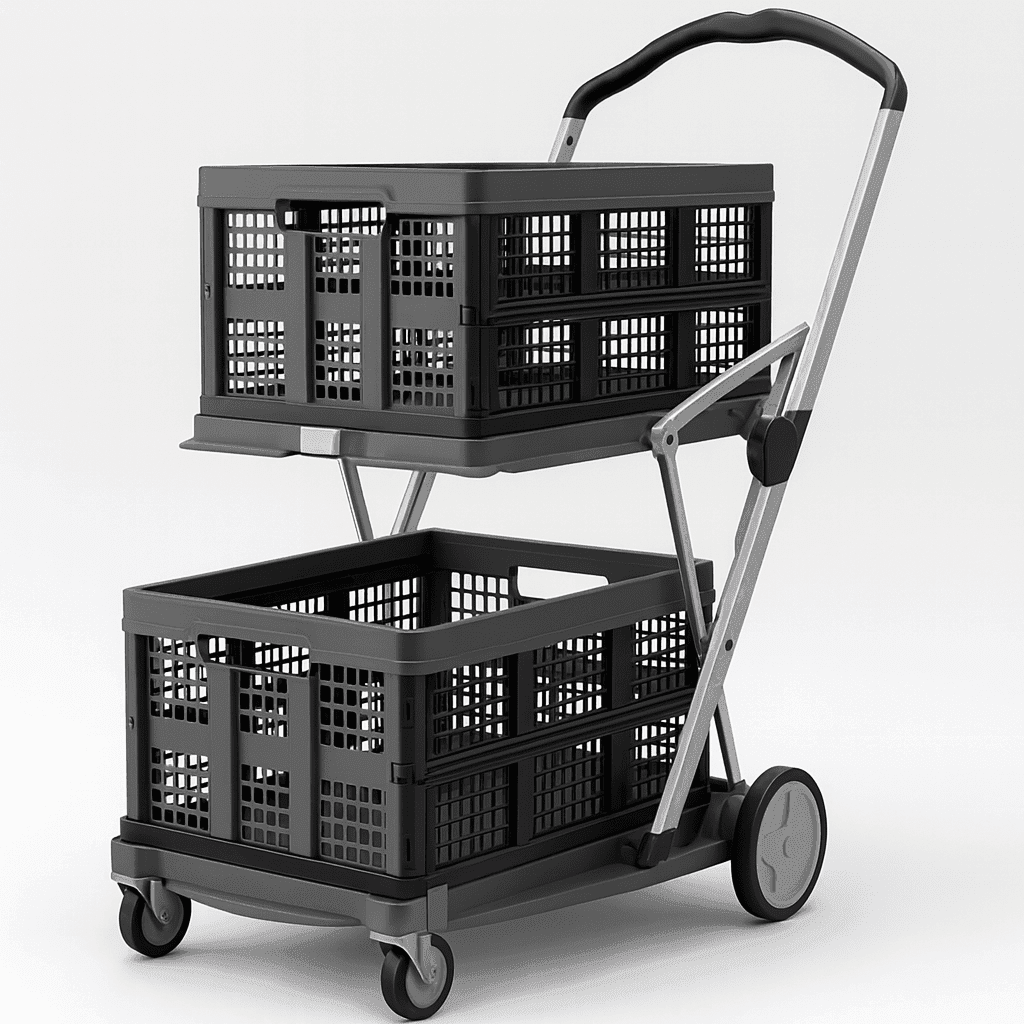 Carrinho de Compras Dobrável e Portátil - Flexycart