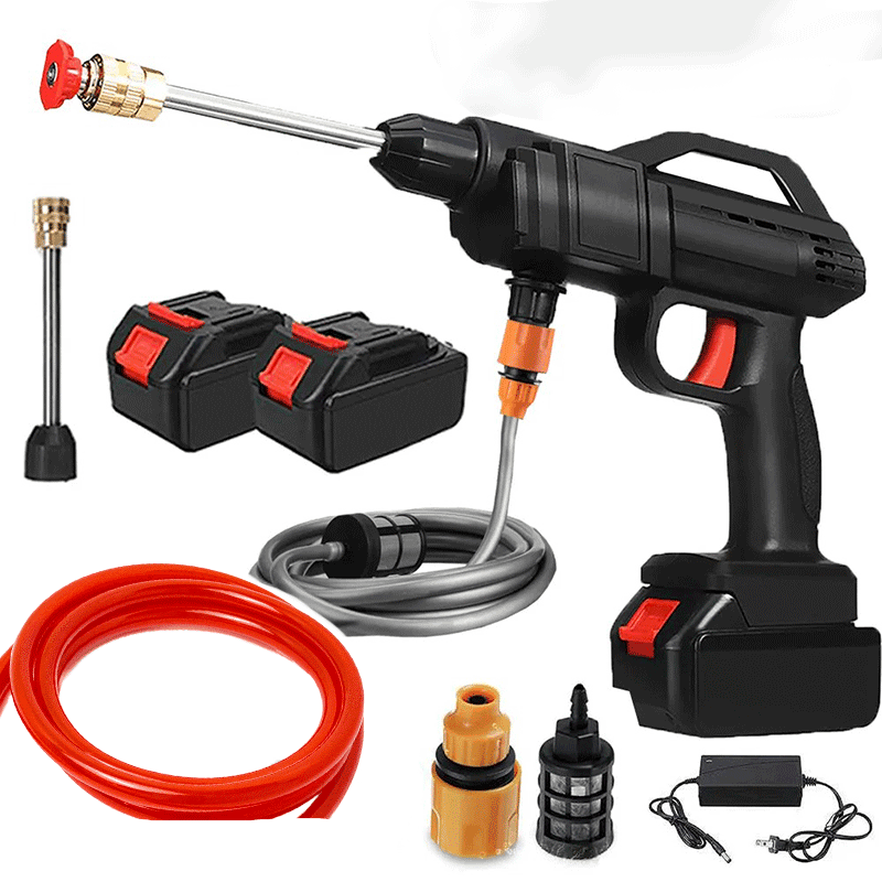 Lavadora Jato de Alta Pressão Sem Fio 1500W Bateria 18V + Mangueira 5m (BRINDE)