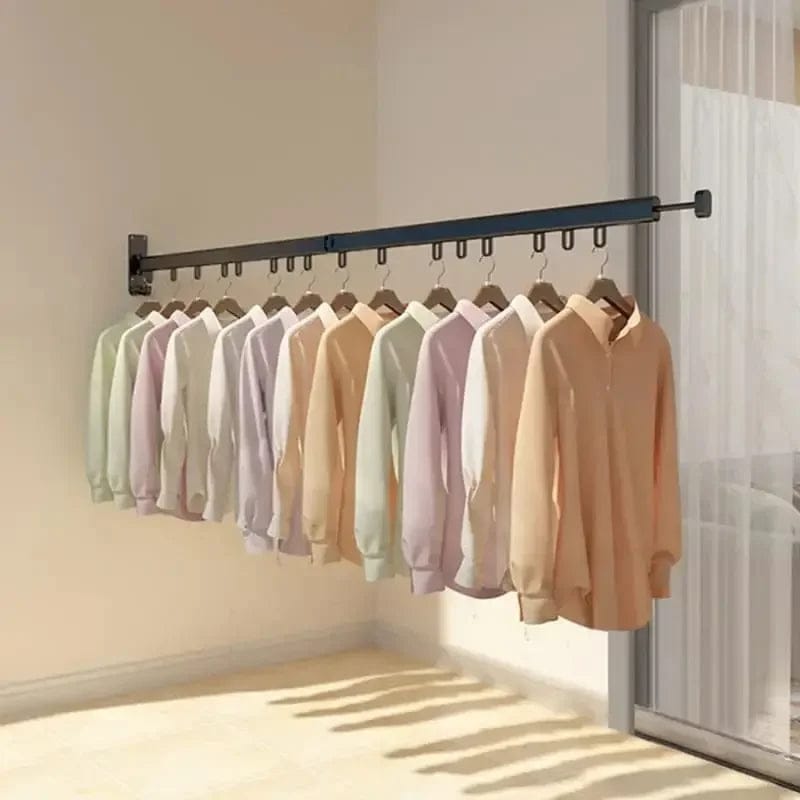 Varal Retrátil de Parede Compacto Zigzag para Roupas